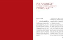 PIERO DELLA FRANCESCA E LUIGI DALLAPICCOLA. NOVECENTO E RINASCIMENTO IN DIALOGO FRA MUSICA E ARTE FIGURATIVA