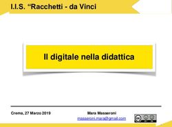 Il digitale nella didattica - I.I.S. "Racchetti - da Vinci - Crema, 27 Marzo 2019 - da Vinci" Crema