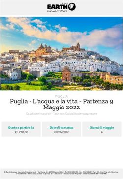 Puglia - L'acqua e la vita - Partenza 9 - PUGLIA - Partenza 9 Maggio 2022