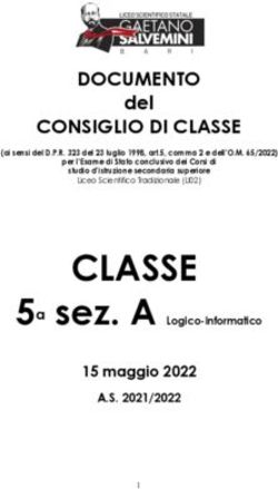 CLASSE - DOCUMENTO del - Liceo Scientifico "G. Salvemini ...