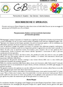 RISURREZIONE E SPERANZA - Comunit&agrave; Pastorale Casa Di Betania