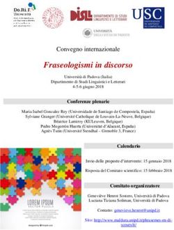 Fraseologismi in discorso - Convegno internazionale - DO.Ri.F