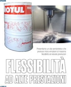 FLESSIBILITÀ AD ALTE PRESTAZIONI - PRESENTIAMO UN OLIO SEMISINTETICO CHE PRODUCE MICRO-EMULSIONI DI MASSIMA FLESSIBILITÀ ED ELEVATE PRESTAZIONI ...
