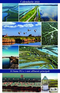 Calendario 2021 - Il Fiume PO e i suoi affluenti principali - Pro-Loco Sordio