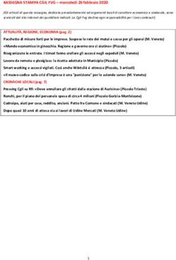 RASSEGNA STAMPA CGIL FVG - mercoled&igrave; 26 febbraio 2020