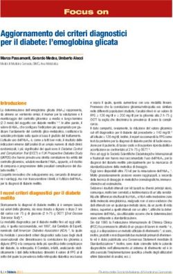 Aggiornamento dei criteri diagnostici per il diabete: l'emoglobina glicata