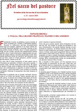 Nel sacco del pastore - Parrocchia Gesù Bambino a Sacco Pastore