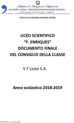 LICEO SCIENTIFICO "F. ENRIQUES" DOCUMENTO FINALE DEL CONSIGLIO DELLA CLASSE - Anno scolastico 2018-2019 V F Liceo S.A.