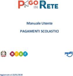 PAGAMENTI SCOLASTICI Manuale Utente - Aggiornato al 22/01/2020 - istruzione.it