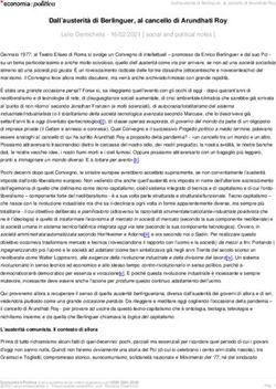 Dall'austerit&agrave; di Berlinguer, al cancello di Arundhati Roy