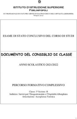 DOCUMENTO DEL CONSIGLIO DI CLASSE