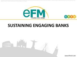 SUSTAINING ENGAGING BANKS - OSSIF
