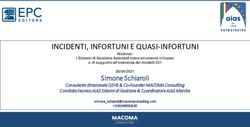 INCIDENTI, INFORTUNI E QUASI-INFORTUNI - Aias-sicurezza