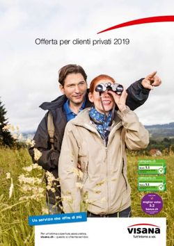 Offerta per clienti privati 2019 - Visana