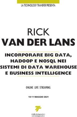 VAN DER LANS RICK INCORPORARE BIG DATA, HADOOP E NOSQL NEI SISTEMI DI DATA WAREHOUSE