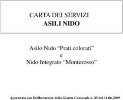 ASILI NIDO CARTA DEI SERVIZI - Asilo Nido "Prati colorati" e Nido Integrato "Monterosso" - Comune di Abano Terme