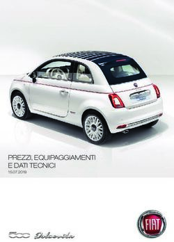 PREZZI, EQUIPAGGIAMENTI E DATI TECNICI 15.07.2019 - Fiat.ch