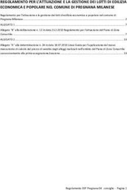 REGOLAMENTO PER L'ATTUAZIONE E LA GESTIONE DEI LOTTI DI EDILIZIA ECONOMICA E POPOLARE NEL COMUNE DI PREGNANA MILANESE