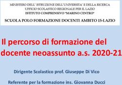 Il percorso di formazione del docente neoassunto a.s. 2020-21 - Dirigente Scolastico prof. Giuseppe Di Vico Referente per la formazione ins ...
