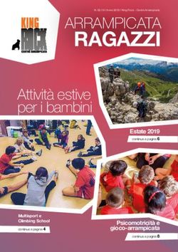 RAGAZZI ARRAMPICATA Attività estive per i bambini