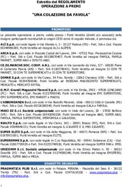 "UNA COLAZIONE DA FAVOLA" - OPERAZIONE A PREMI - Si con Te