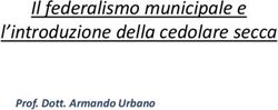Il federalismo municipale e l'introduzione della cedolare secca - Prof. Dott. Armando Urbano
