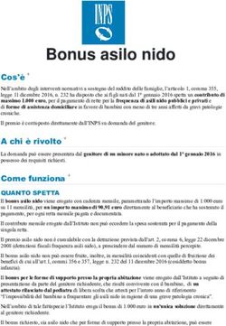 Bonus asilo nido - Comune di Napoli