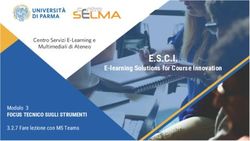 E.S.C.I. E-learning Solutions for Course Innovation - Modulo 3 - Centro Selma