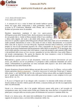 Lettera del PAPA GIOVANNI PAOLO II alle DONNE