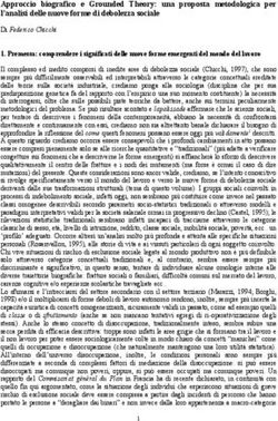 Approccio biografico e Grounded Theory: una proposta metodologica per l'analisi delle nuove forme di debolezza sociale