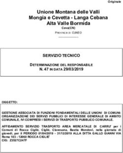 Unione Montana delle Valli Mongia e Cevetta - Langa Cebana Alta Valle Bormida - Traspare