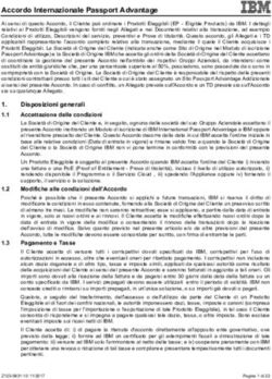 Accordo Internazionale Passport Advantage - IBM