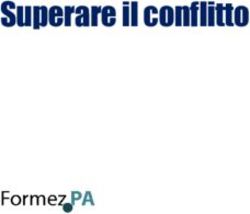 Superare il conflitto - Formazione