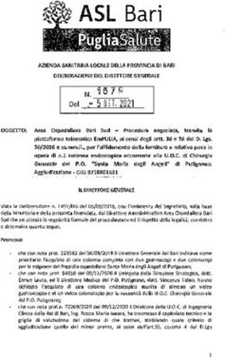 N. 167 - Azienda Sanitaria Locale della provincia di Bari