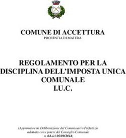 REGOLAMENTO PER LA DISCIPLINA DELL'IMPOSTA UNICA COMUNALE I.U.C - COMUNE DI ACCETTURA