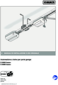 It MANUALE DI INSTALLAZIONE E USO ORIGINALE - Automazione a traino per porte garage S 9060 base+ S 9080 base+