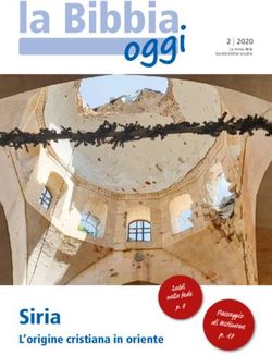 Siria L'origine cristiana in oriente - Schweizerische Bibelgesellschaft