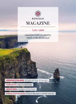 MAGAZINE N.05 / 2020 VIAGGIA CON LA MENTE, PARTI CON BOSCOLO