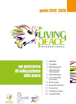Un percorso di educazione alla pace - Living Peace