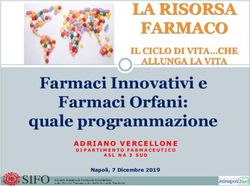 LA RISORSA FARMACO Farmaci Innovativi e Farmaci Orfani: quale programmazione