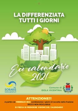 Eco calendario 2021 - LA DIFFERENZIATA TUTTI I GIORNI - ATTENZIONE - Soraris Spa