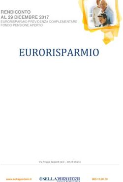RENDICONTO AL 29 DICEMBRE 2017 - EURORISPARMIO PREVIDENZA COMPLEMENTARE FONDO PENSIONE APERTO - Eurorisparmio Fondo ...