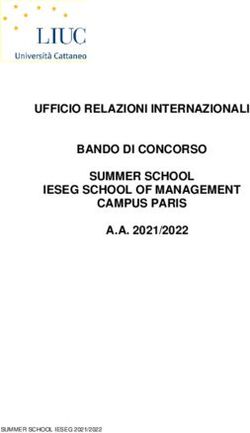 UFFICIO RELAZIONI INTERNAZIONALI BANDO DI CONCORSO SUMMER SCHOOL IESEG SCHOOL OF MANAGEMENT CAMPUS PARIS A. A. 2021/2022 - LIUC