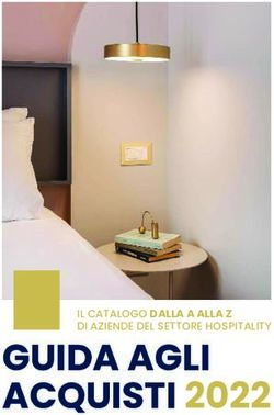 GUIDA AGLI ACQUISTI 2022 - IL CATALOGO DALLA A ALLA Z DI AZIENDE DEL SETTORE HOSPITALITY - GFP Lab