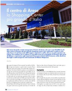 Lo Shopping Center più grande d'Italia - Il centro di Arese - NIC ...