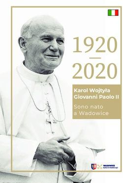 Karol Wojtyła Giovanni Paolo II - Sono nato a Wadowice