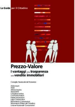 Prezzo-Valore I vantaggi della trasparenza nelle vendite immobiliari - Notariato