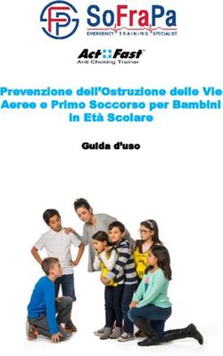 PREVENZIONE DELL'OSTRUZIONE DELLE VIE AEREE E PRIMO SOCCORSO PER BAMBINI IN ETÀ SCOLARE - GUIDA D'USO - SOFRAPA