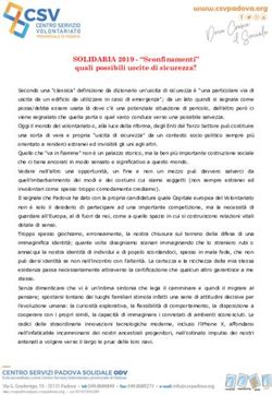 SOLIDARIA 2019 - "Sconfinamenti" quali possibili uscite di sicurezza? - Redattore Sociale