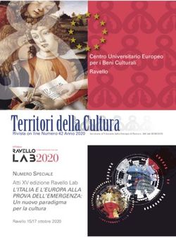 Territori della Cultura - Centro Universitario Europeo per i ...